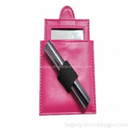 PU Leather Pocket Cosmetic Mirror (COSM09-011)